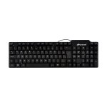 Teclado USB Fortrek SKL-106 68731 Multimídia ABNT2 Preto