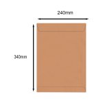 Envelope Saco Kraft 240 mm x 340 mm 250 unidades 80 g