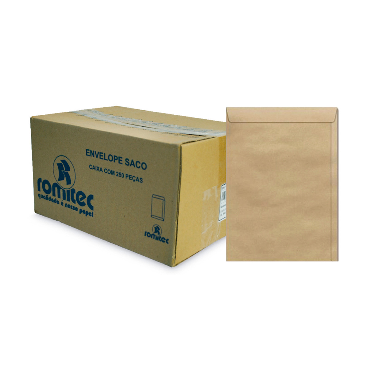 Envelope Saco Kraft 250 mm x 353 mm 250 unidades 75 g