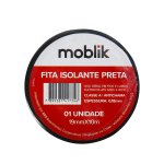 Fita Isolante Preta 19mmX10m Moblik