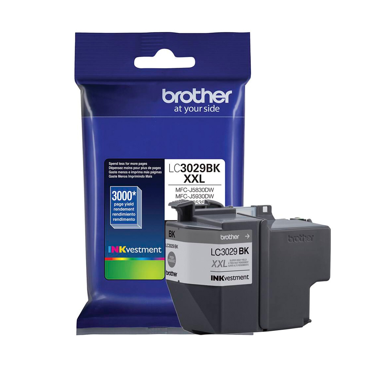 Cartucho de tinta LC3029BK Preto | Brother
