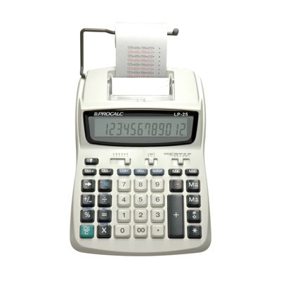 Calculadora de Mesa Procalc LP25 12 Dígitos