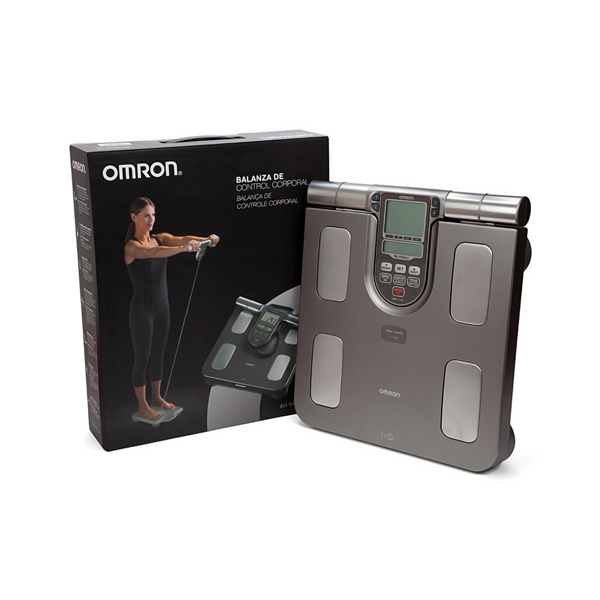 Balança de Bioimpedância Omron HBF-514C Controle Corporal de Corpo Inteiro