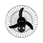 Ventilador de Parede Ventisol 50cm Preto 200W Bivolt