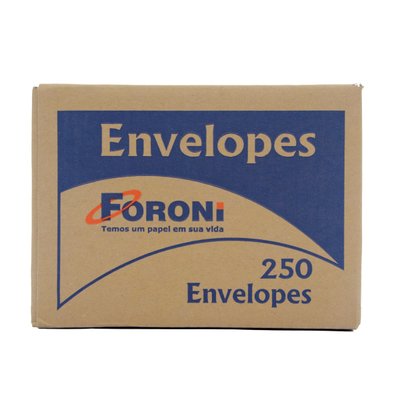 Envelope Kraft 162 mm x 229 mm 250 unidades 80 g | Foroni