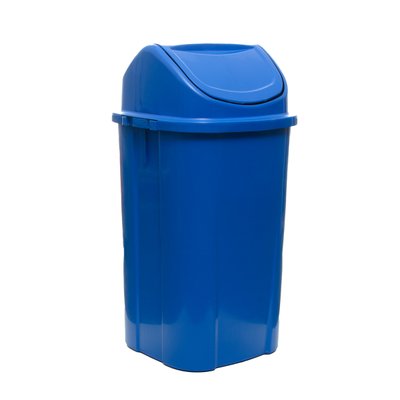 Lixeira Plástica Basculante Azul 60 L