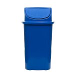 Lixeira Plástica Basculante Azul 60 L