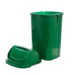 Lixeira Plástica Basculante Verde 60 L