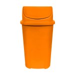 Lixeira Plástica Basculante Laranja 60 L