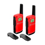 Rádio Comunicador Motorola Talkabout T110BR 25km Vermelho