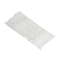 Abraçadeira de Nylon Branco 150 x 3,6 mm 100 unidades | Moblik