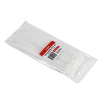 Abraçadeira de Nylon Branco 200 x 3,6 mm 100 unidades | Moblik