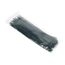 Abraçadeira de Nylon Preto 300 x 4,8 mm 100 unidades | Moblik