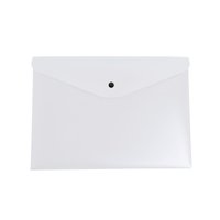 Envelope Plástico Cristal com Botão A4 240 mm x 330 mm | Dello