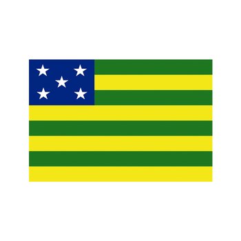 Bandeira do Estado de Goiás 1,28 x 0,90M