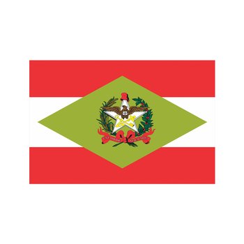 Bandeira do Estado de Santa Catarina 1,28 x 0,90M