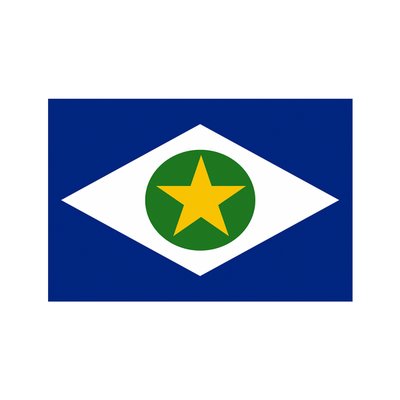 Bandeira do Estado do Mato Grosso 1,28 x 0,90M
