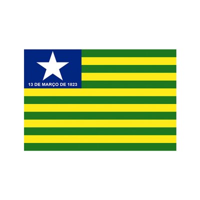 Bandeira do Estado do Piauí 1,28 x 0,90M