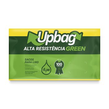 Saco de Lixo Oxibiodegradável 50 L Amarelo Super Reforçado 50 unidades | UpBag