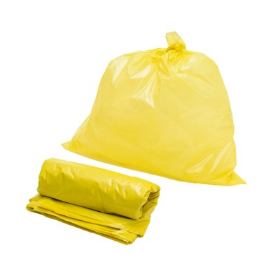 Saco de Lixo Oxibiodegradável 50 L Amarelo Super Reforçado 50 unidades | UpBag