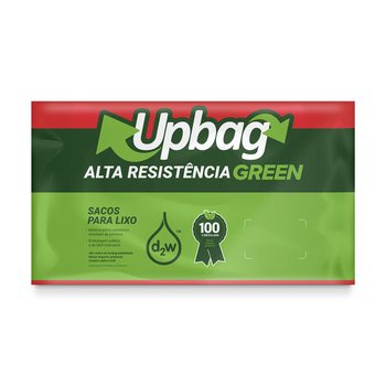 Saco de Lixo Oxibiodegradável 50 L Vermelho Super Reforçado 50 unidades | UpBag