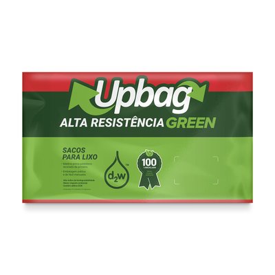 Saco de Lixo Oxibiodegradável 50 L Vermelho Super Reforçado 50 unidades | UpBag
