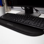 Apoio de Pulso para Teclado Ergonômico Go Tech 10T Preto