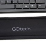 Apoio de Pulso para Teclado Ergonômico Go Tech 10T Preto