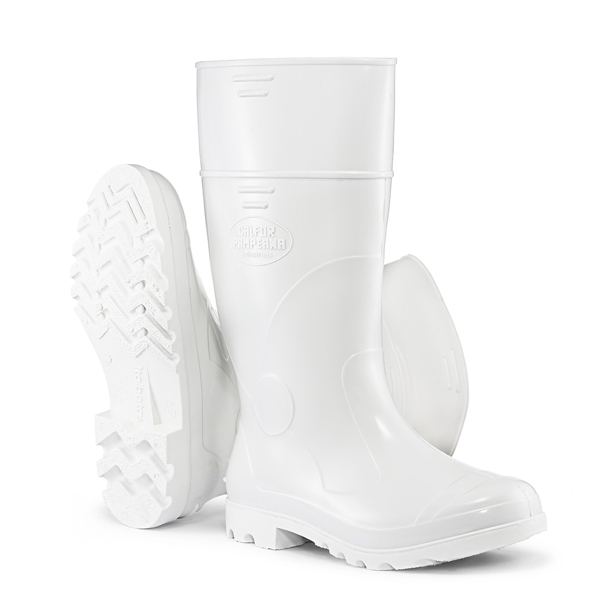 Bota de PVC Cano Longo 42 Branca Industrial Italbotas