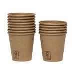 Copo de Papel Kraft 80ml Reciclável 50 unidades | Versaline