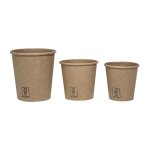 Copo de Papel Kraft 80ml Reciclável 50 unidades | Versaline