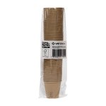 Copo de Papel Kraft 80ml Reciclável 50 unidades | Versaline