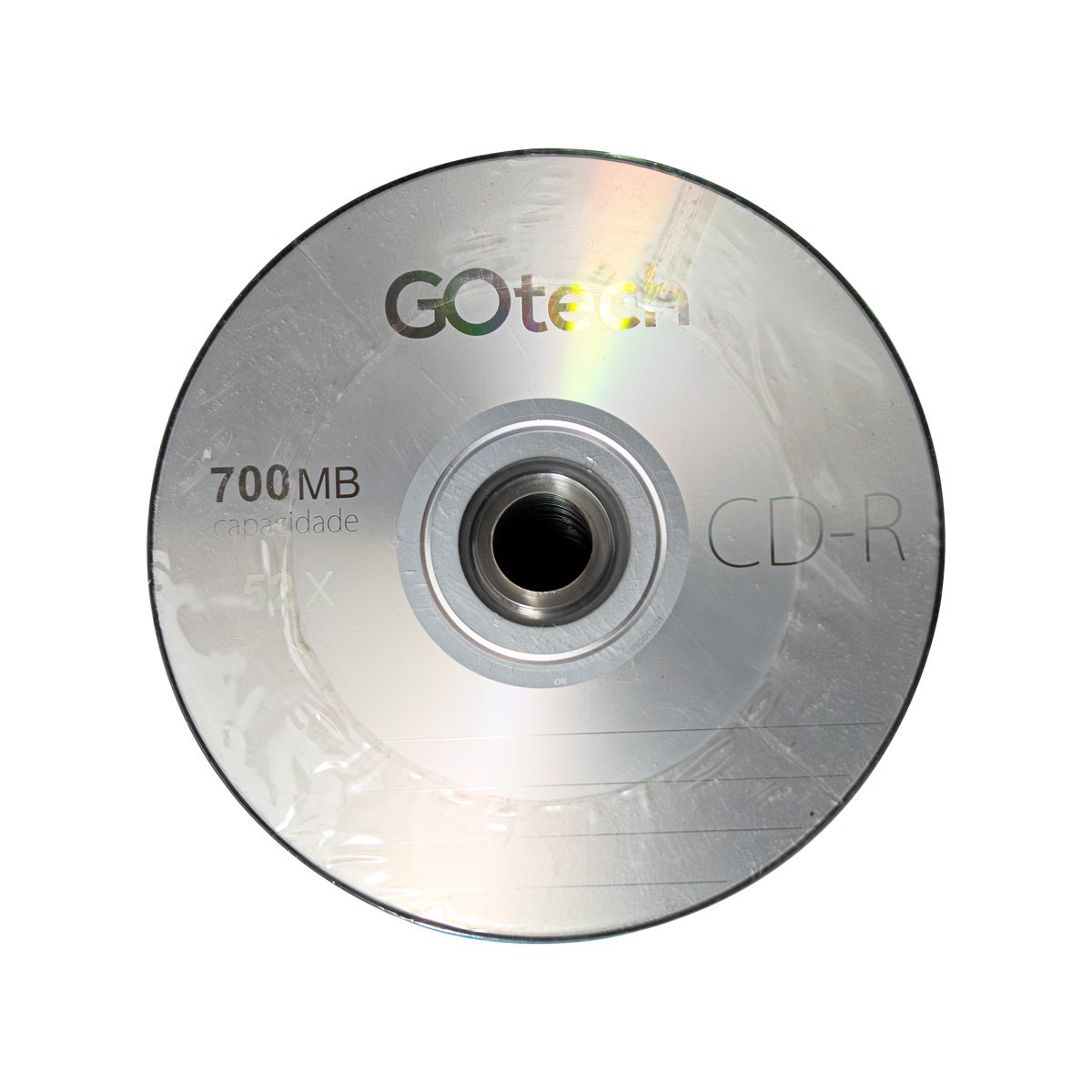 Mídia CD-R 700MB Go Tech CDR50