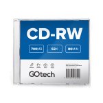 Mídia CD-RW 700MB Go Tech CDRW1