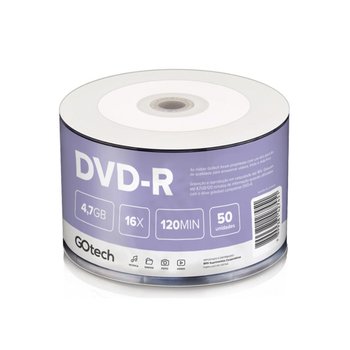 Mídia DVD-R 4,7GB Go Tech DVDR50