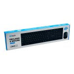 Kit Teclado e Mouse sem fio Go Tech CMMK-01 Preto