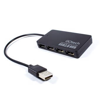 Hub USB 2.0 Go Tech H4X2AZ 4 Portas