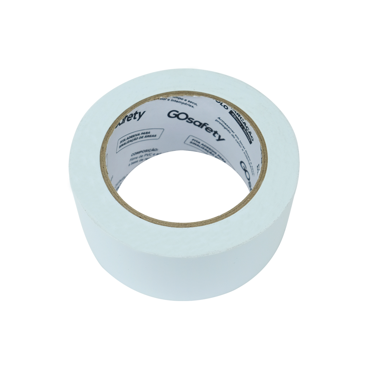 Fita Demarcação Solo 48mm x 30m Branca | Go Safety