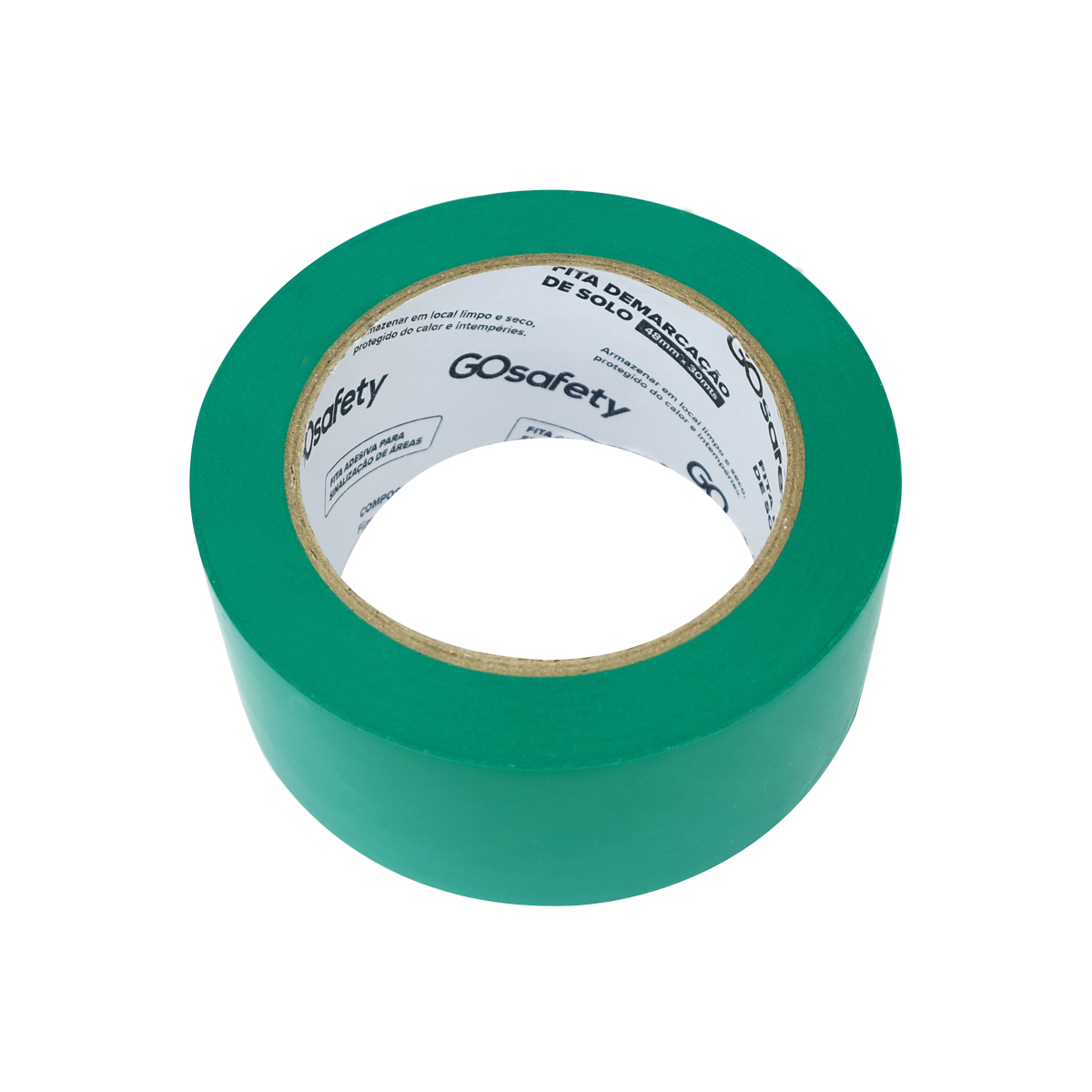 Fita Demarcação Solo 48mm x 30m Verde | Go Safety
