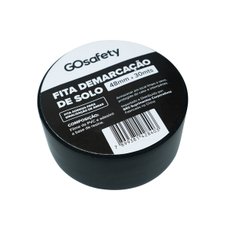 Fita Demarcação Solo Go Safety 48mm x 30m Preta