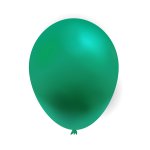 Balão de Latex 7 Verde Pacote com 50 unidades