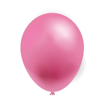 Balão de Látex 7 Rosa Pacote com 50 unidades
