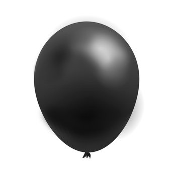 Balão de Látex 7 Preto Pacote com 50 unidades