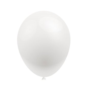 Balão de Látex 7 Branco Pacote com 50 unidades