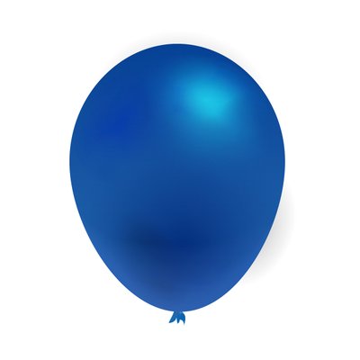 Balão de Látex 7 Azul Royal Pacote com 50 unidades