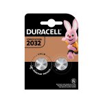 Bateria de Lítio Duracell CR 2032 Moeda 3V 2UN