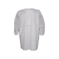 Jaleco Descartável TNT Branco M/L 20g Manga Longa PCT 10UN
