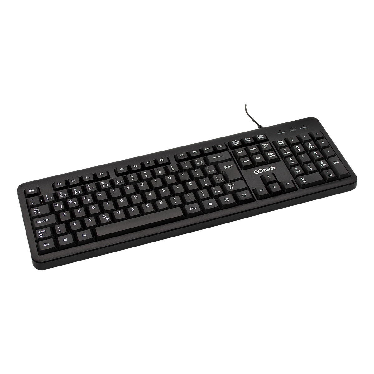 Teclado USB Go Tech CMPK-01 ABNT2 Preto