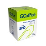 Clips 8/0 Galvanizado Fio 1,40 mm Leve CX 170 unidades | Go Office