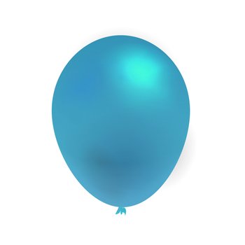 Balão de Látex 8 Azul Celeste Pacote com 50 unidades